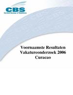 Voornaamste Resultaten Vakatureonderzoek 2006, Curacao